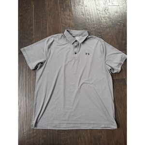 Mens Under Armour Polo Golf Xxl Loose Heat Gear